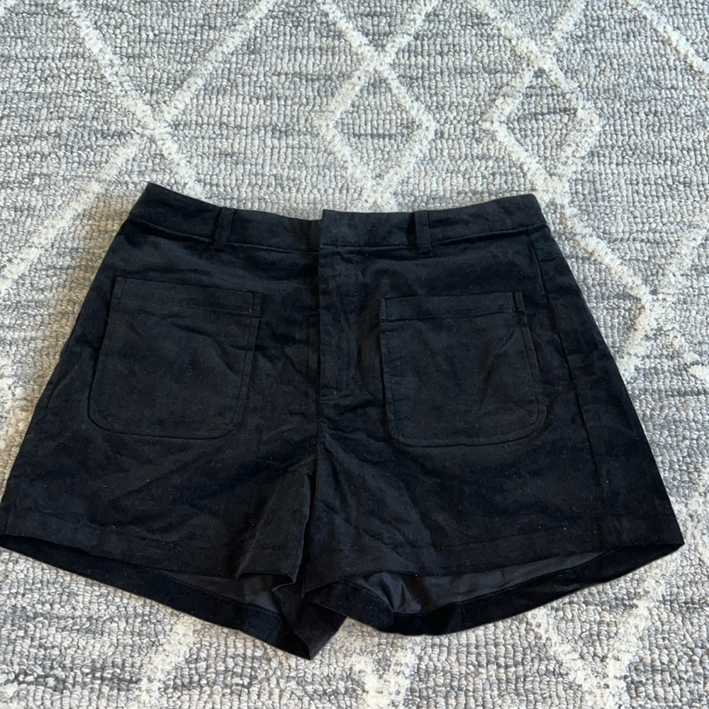Women’s black soft shorts